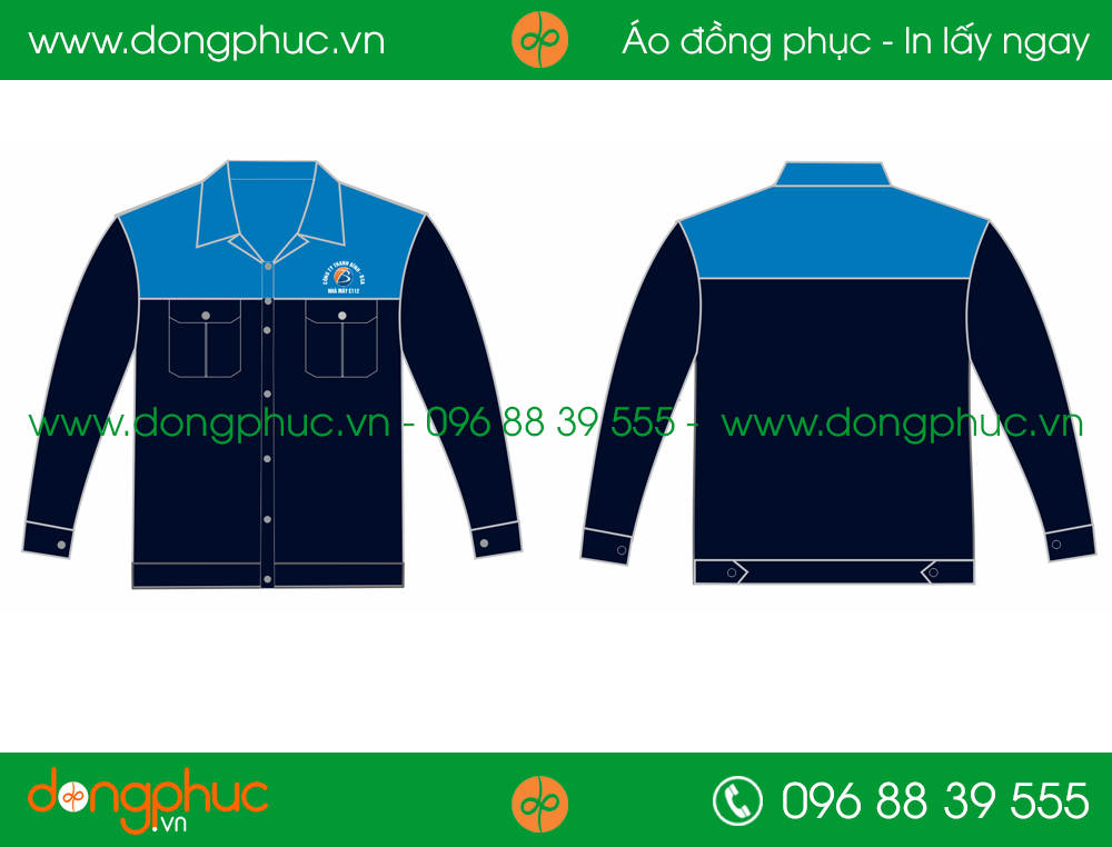 Áo bảo hộ đồng phục nhà máy Thanh Bình